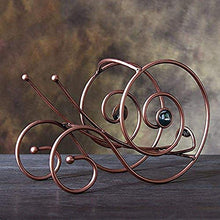 YIONGA CAIJINJIN Wine Rack Vino a Mano in Ferro battuto Europea cremagliera versare Bicchiere di Vino cremagliera Gemma Lumaca Decorazioni di Arte del mestiere Conservazione