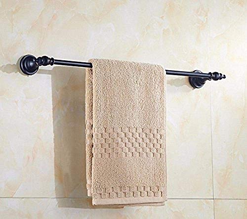 JKCKHA Northern Europe. A Parete Rack Rail da Bagno cremagliera Rack Appendiabiti in Bronzo Nero Unico Rack 62 Centimetri