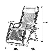 Sywlwxkq Sedia Pieghevole Sedia Pieghevole da Giardino Oversize Sedia da Campeggio Pieghevole per la casa Adatta a Tutte Le Occasioni Come Supporto per spiagge da Giardino all'aperto Poltro