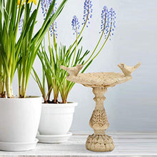 UPKOCH In Miniatura Fata Giardino 1: 12 Resina dell'Annata Bagno di Uccello Mini Uccello Piscina Fontana Decorazione per La Decorazione Domestica Ornamenti 6. 6X6. 4Cm