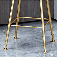 XZGang Sgabello da Bar Color, Panca in Tessuto spugnoso Dorato Superficie del Sedile Cucina Club Hotel Sedia 44 * 44 * 105CM, Sgabello da Bar del Ristorante Camera da Letto Crea Vita Semplice