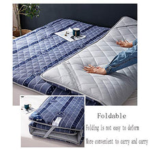 NSAIH Materasso Pieghevole Giapponese,Materasso Tatami Antiscivolo,Materasso futon,Materasso dormitorio,Futon da Viaggio Portatile,per Massaggi,Esercizi di Yoga,Campeggio,Hotel