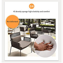 Household items Combinazione di Tavolo e Sedia per Esterni, Tavolo e Sedia in Rattan per Il Tempo Libero, Set di mobili da Giardino, Tavolo da Pranzo e Sedia per Balcone, Tavolo da bistrot e Sedia