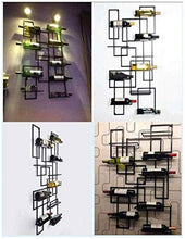Y DWAYNE Portabottiglie per Vino Moderno in Metallo Portabottiglie per Vino Portabottiglie per Vino a Parete, Decorazione Creativa per la casa