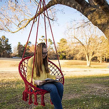 Amache Cotone Corda Rotonda Hammock Sedia all'aperto Coperta Sicurezza impennata Letto Letto dormitorio Camera da Letto Yard Childs Adulto per Adulti Swinging sedie Amaca