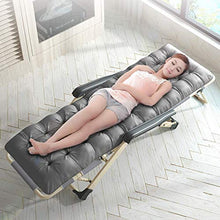 Lounger Sedia da Giardino Sedie a Sdraio reclinabili Lettino per Il Tempo Libero Lettino Sauna Lettino da Campeggio Regolabile e Pieghevole,Nero