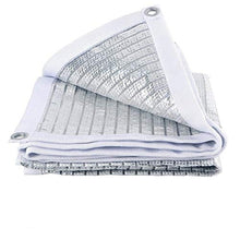 Tela da Vela 75% Parasole Netto Giardino Tendoni Nuovo Alluminio Parasole Netto Reflective Sun Shelter Parasole Vele Outdoor Sun Sailing (Color : Silvery 1X5m)