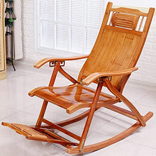 Reclinabili Bamboo Sedia a Dondolo Bambino Sedia Pieghevole per Adulti Casa Poltrona Sedia Cool Sedie Fretta Sedia anziana Pranzo Pranzo Pranzo Sedia