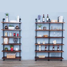 MoDi Wine Rack Retro Vento Industriale Tubo di Acqua A Parete Vino Rack