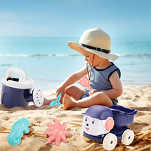 Congci Set di Giocattoli da Spiaggia per Bambini, Set di Giocattoli da Spiaggia per Bambini, Set di Attrezzi da Spiaggia da 6 Pezzi Giocattoli di Sabbia Divertimento per Bambini Strumenti da Spiaggia