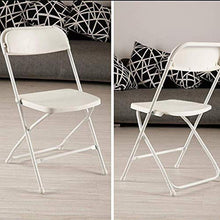zvcv Sedia Pieghevole Sedia Pieghevole Home Office Sedia con Schienale Portatile Outdoor Camping Fishing White
