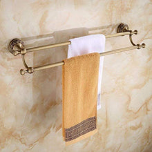 JKCKHA Northern Europe. Bar Parete Rail a Parete Guida in Rame Rack Appendiabiti Completa scolpito mensola a Muro Bagno cremagliera appesa Doppio Asta Ciondolo Hardware Bagno con Doccia
