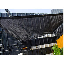 MNBV Ombra Net Isolamento Protezione Solare Crittografia antiUv Addensare Piante grasse Tenda per Balcone Auto Giardino Piscina Telo di Raffreddamento (Colore: Nero, Dimensioni: 2x6m)