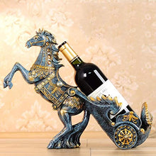 LHQ-HQ Bottiglia di Vino Wine Rack Rack Domestica Wine Rack Soggiorno Horse Wine Car Bottle Rack Creativo Decorazione della Resina Ornamenti
