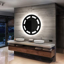 Artforma Specchio Rotondo da Bagno Controluce LED | 95 cm | su Misura | Personalizza Specchio Tondo da Parete Bagno | LED Premium | Colore LED - Bianco Freddo/Caldo | L34