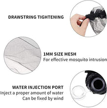 BCXGS Zanzariere Ombrellone da Esterno Copertura, Patio Umbrella Zanzariera a Rete, Protezione dal Sole Design Zippered Mesh Enclosure Cover Patio Ombrello Bug Net,300 x 400 x 230cm