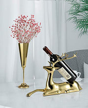 JL Wine Holder Rack, cremagliera controsoffitto Vino, Wine Rack Tavolo Home Décor Pranzo Rack Accent Vino magazzinaggio for Il Vino di stoccaggio - No Assembly Required Elegante Holder Vino