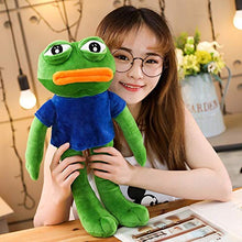 YiXing Creative - Peluche a forma di rana con scritta in lingua inglese "Triste Frona", 50 – 90 cm