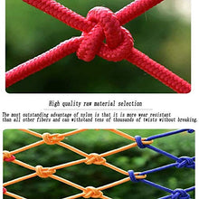 WEIFAN Rete di Sicurezza a Colori per Bambini, Recinzione da Giardino Arrampicata all'aperto Parco Giochi Isolamento Scala Balcone, può Essere Personalizzato Multi-Size