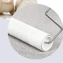 LLQM Dispositivo per Capelli appiccicosi per Uso Domestico, Carta per Polvere appiccicosa Resistente strappabile, Rullo appiccicoso per Abiti rotti 16 cm, Carta Adesiva con Manico
