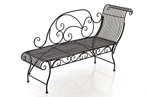 Panchina stile romantico Winnipeg ferro 156cm ~ colore bronzo