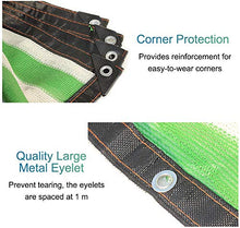 Telo Ombreggiante, 85% Sunblock Shade Net Verde Resistente ai Raggi UV, Maglia da Giardino Premium con passacavi, Panno for Fiori for Piante da Giardino (Size : 5m x 5m)