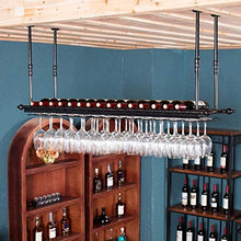 Wine Rack Wine Glass Rack聽,聽Sospensione Cremagliera Creativa Del Vino聽,聽Upside Telaio Bicchiere Di Vino Rosso Gi霉 Ferro聽,聽Titolare Della Famiglia Della Barra Della Tazza Del Vino Calici Rack (Colore:
