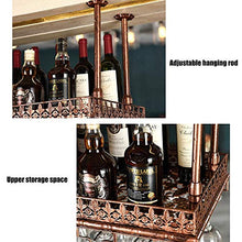 Portabottiglie Portabottiglie Da Vino Portabottiglie Retrò Creativo Portabottiglie Di Grande Capacità Bancone Bar Rovesciato Portabottiglie In Metallo, Una Varietà Di Dimensioni
