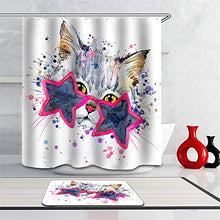 LIYAN Combinazione Bagno. Immagini Chiare E Colori Vivaci Rendono Il Tuo Bagno Pieno di Vita. Accessori da Bagno. Gatto Divertente.