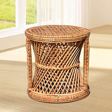 Phrat Sgabello per fiori in rattan intrecciato, per interni in rattan, supporto per piante e balconi, decorazione
