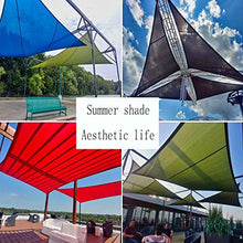 DUCCM Tenda Ombreggiante, 4x4m Impermeabile Parasole e Protezione Raggi UV, per Esterni, Cortile, Giardino,