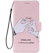 Pelle Portafoglio Cover Compatible with MOTO E5 Custodia Flip Libretto Animale Case Amore,URFEDA PU Cuoio Chiusura Magnetica Case Cover Stile Vani di Carte Coper tura Custodia per MOTO G6 Play