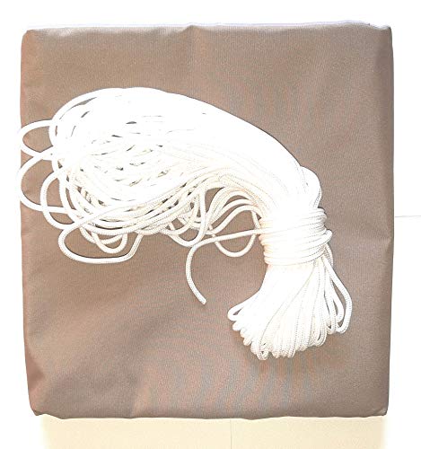 Hecht Paravento per balcone, 6 x 90 cm, marrone, con cordino, 300820102-HE