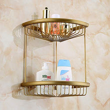 LCSD Retro Ventilatore d'oro del Bagno della casa dell'hotel del Bagno del Foro del Foro di Rame di Doppio Strato dell'estremità Arrotondata Forma/scaffale