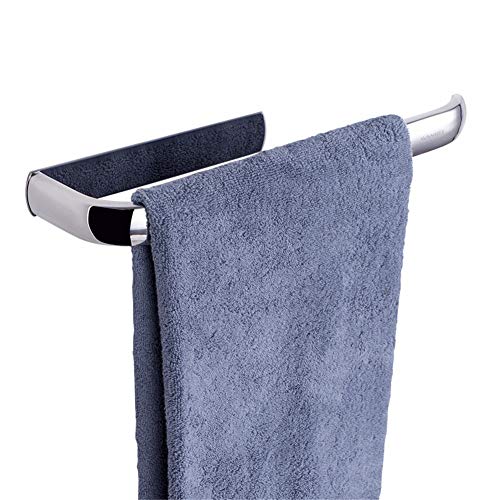 wangjian& Portasciugamani da Bagno in Ottone da 30 cm, Porta Asciugamani Cromato Lucido