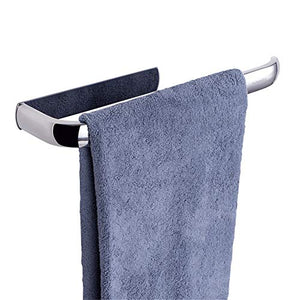wangjian& Portasciugamani da Bagno in Ottone da 30 cm, Porta Asciugamani Cromato Lucido