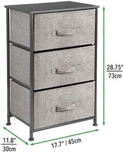 H-CAR Comodino Finitura Tavolo Torre di stoccaggio Verticale Moderno 3 cassetti Comodino Rimovibile Comodino Piedini Regolabili in Altezza per Camera da Letto Corridoio
