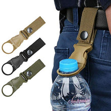 ADHG 3Pcs Fibbia per Appendere l'anello portabottiglie Portatile con Clip per Il Viaggio all'aperto Campeggio Escursionismo Zaino tattico con Fibbia per Cintura