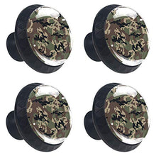 Camouflage di moda 4 PCS Pomelli per Porta, Pomolo per Mobile, Pomelli per Mobili con Viti, Maniglia per Armadietto, Pomelli per Porta, Pomelli per Cassetti per Porta, Armadio, Cassetto e Credenza
