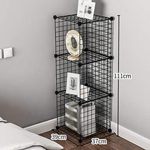 Comodino Salvaspazio 3 Reticolo Semplice Casa Moderna Camera Da Letto Creativo Armadio 39X37X111CM FANJIANI