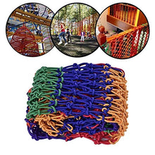 WEIFAN Rete Anti-Caduta di Sicurezza del Colore, Binario per Scale per Bambini Giocattoli per Bambini Animali Domestici sicuri Ringhiere per Interni Scale Parco Giochi per Esterni Balcone Rete a Rete