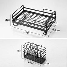 LYM &ripiano di stoccaggio Scolapiatti, Cucina a Un Solo Strato in Acciaio Inossidabile Organizza la Cornice di stoccaggio Stoviglie Scaffale Scaffale Scaffale Scaffale di Finitura