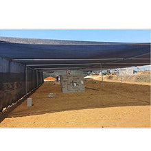 Awnings Vele Parasole CALRM Paralume for Paraluce Esterno, Rullo Avvolgibile con Protezione UV al 90%, Paralume Nero Rete Ombreggiante (Size : 4x8m)