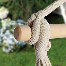 ZDSKSH Amaca a Poltrona con 2 Cuscini, Massima capacità di Carico 200 kg, Altalena da Giardino a Nido per Bambini e Adulti Regolabile, Sedia sospesa da Giardino per Interni ed Esterni