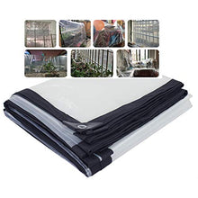 Waterproof MDELRuldeⓘ Balcone Teloni Impermeabile Trasparente, telone Impermeabile in plastica,Spessore 0,2mm Copertura Esterna per Tende da Sole Serra vegetale (Color : Chiaro, Size : 2x2m)