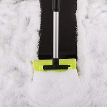 QTWW Pala da Neve Regolabile per Auto 2 Pezzi - Strumento di rimozione efficiente, Pala da Neve da Giardino telescopica Staccabile, Verde