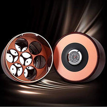 YAeele Cigar Box, Alluminio Cigar Box for Il Sigaro Humidor for sigari e Accessori for Fumatori, Cigar Benne in Grado di memorizzare 7 Sigari - Rose Gold, Anti-Pressione .Compleanno/Regali di Festa