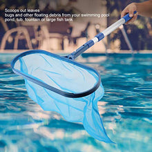 Fenteer Rete per Skimmer per Foglie da Piscina con Rete per La Pulizia di Pali A Maglia Fine