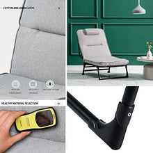 CJSWT Telaio per Letto Pieghevole con Materasso, Materasso a foltaway, Letto Singolo Portatile Letto con Ruote per Campeggio per Ufficio, Letto per Gli Ospiti Regolabile