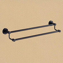 Yardwe - Portasciugamani doppio da bagno, in acciaio inox, con montaggio a parete, da cucina, da 50 cm